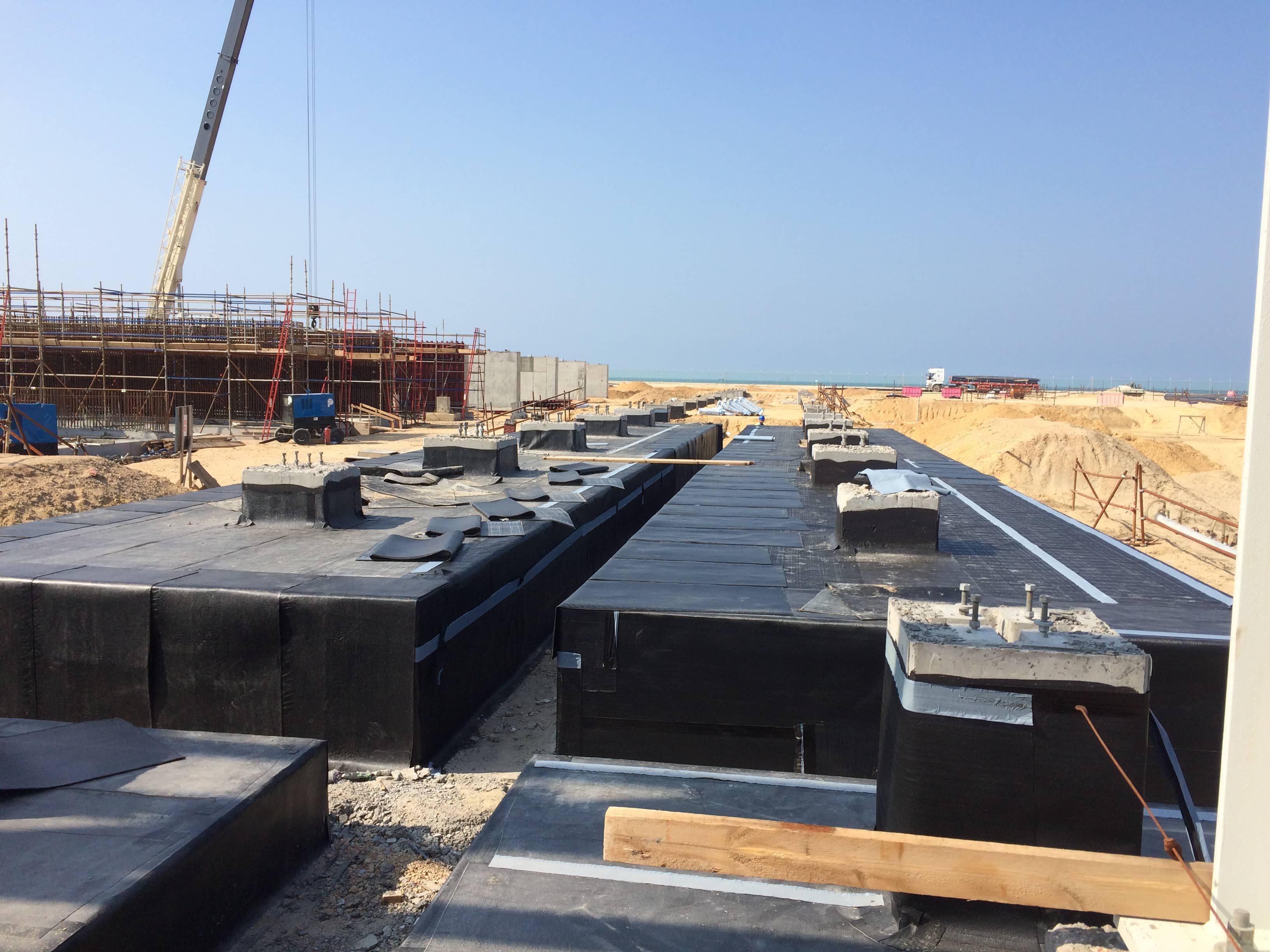 BP WND Equipment Racks Foundations protection membrane civil engineer structural engineer oil and gas energy
