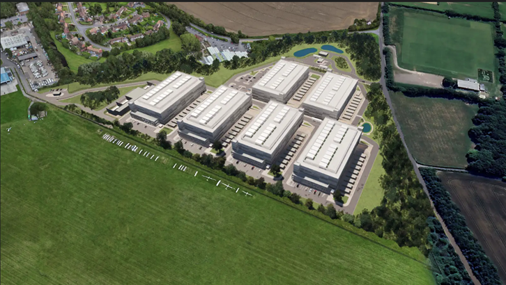 Figure 1: Wycombe Park Data Centre Scheme