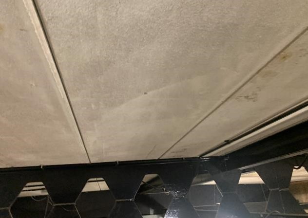 Figure 3: Side view of the beam supporting the RAAC panels