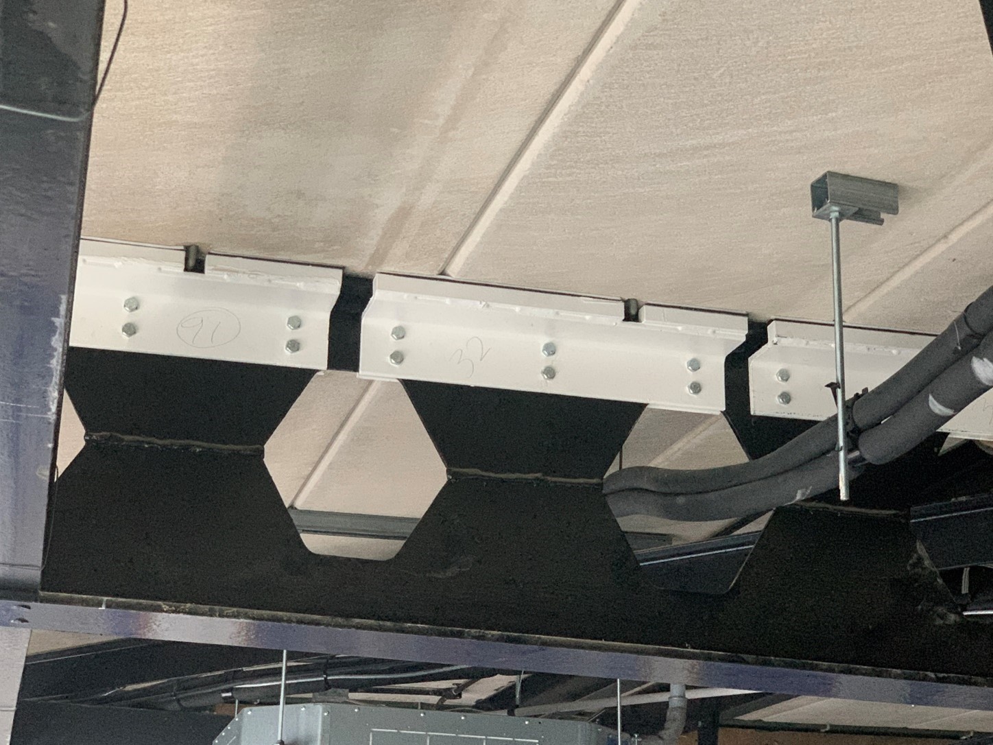 Figure 8: Beta solution for RAAC Supports to meet minimum width requirements
