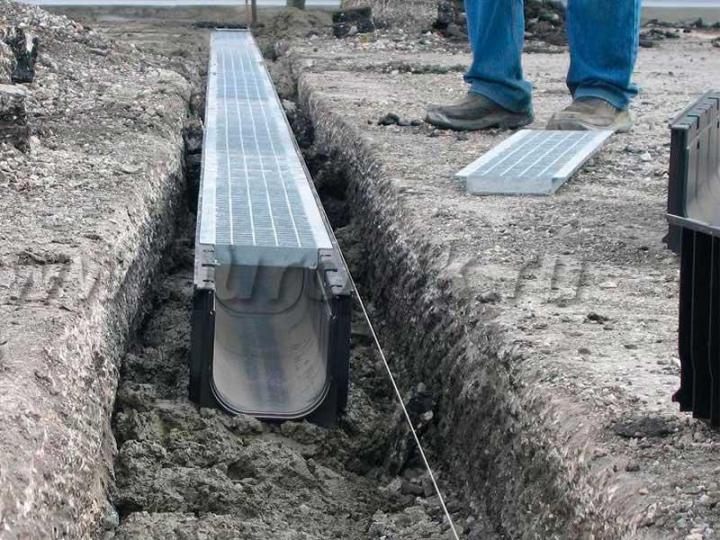 Orsted Energy from Waste EfW Plant Process Water Drainage Aco Drain Channels Inpsection Repair