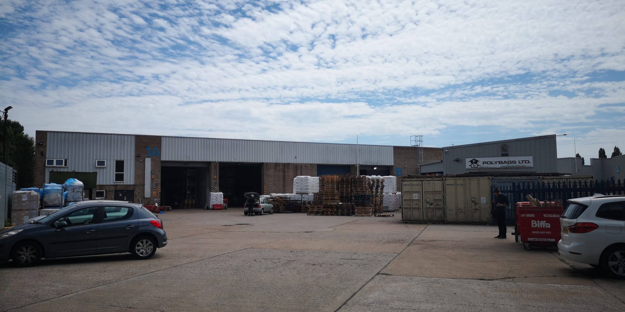 Polybags Ltd Warehouse Extension in Lyon Way